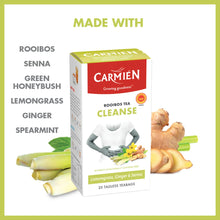 Load image into Gallery viewer, Carmién Wellness Detox Range Cleanse with Senna Rooibos Tea (20 Teabags)