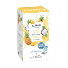 Load image into Gallery viewer, Carmién Coco Pine Cold Brew Rooibos Tea (20 teabags)