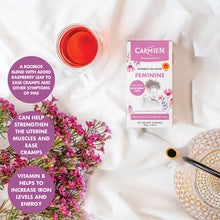 Load image into Gallery viewer, Carmién Feminine with Raspberry Leaf Rooibos Tea (20 Teabags)