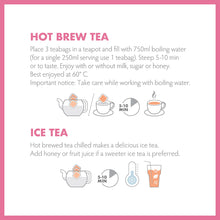 Load image into Gallery viewer, Carmién Fruitful with Raspberry Leaf Rooibos Tea (20 Teabags)