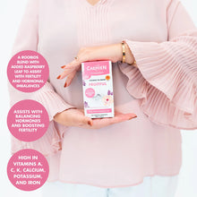 Load image into Gallery viewer, Carmién Fruitful with Raspberry Leaf Rooibos Tea (20 Teabags)