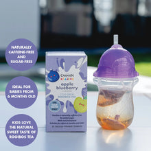 Load image into Gallery viewer, Carmién Kiddies Apple Blueberry Cold Brew Rooibos Tea (20 teabags)