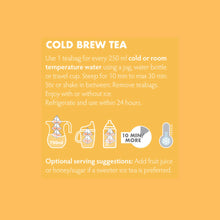 Load image into Gallery viewer, Carmién Kiddies Peachy Peach Cold Brew Rooibos Tea (20 teabags)