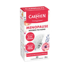 Load image into Gallery viewer, Carmién Menopause with Raspberry Leaf Rooibos Tea (20 Teabags)