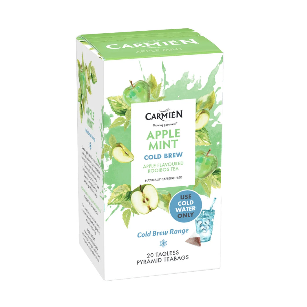 Carmién Apple Mint Cold Brew Rooibos Tea (20 teabags)