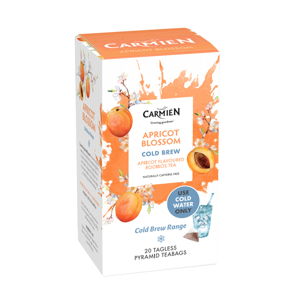 Carmién Apricot Blossom Cold Brew Rooibos Tea (20 teabags)