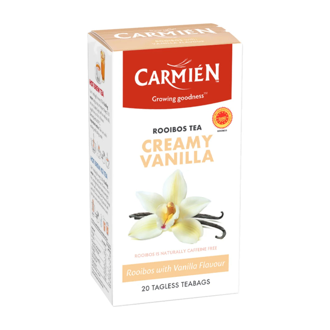 Carmién Creamy Vanilla Rooibos Tea (20 teabags)