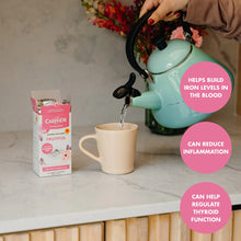 Load image into Gallery viewer, Carmién Fruitful with Raspberry Leaf Rooibos Tea (20 Teabags)
