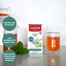 Load image into Gallery viewer, Carmién Wellness Range Gut with Probiotics &amp; Chicory Root Fibre Rooibos Tea (20 Teabags)
