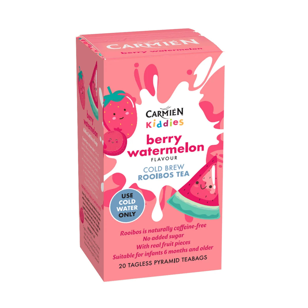 Carmién Kiddies Berry Watermelon Cold Brew Rooibos Tea (20 teabags)