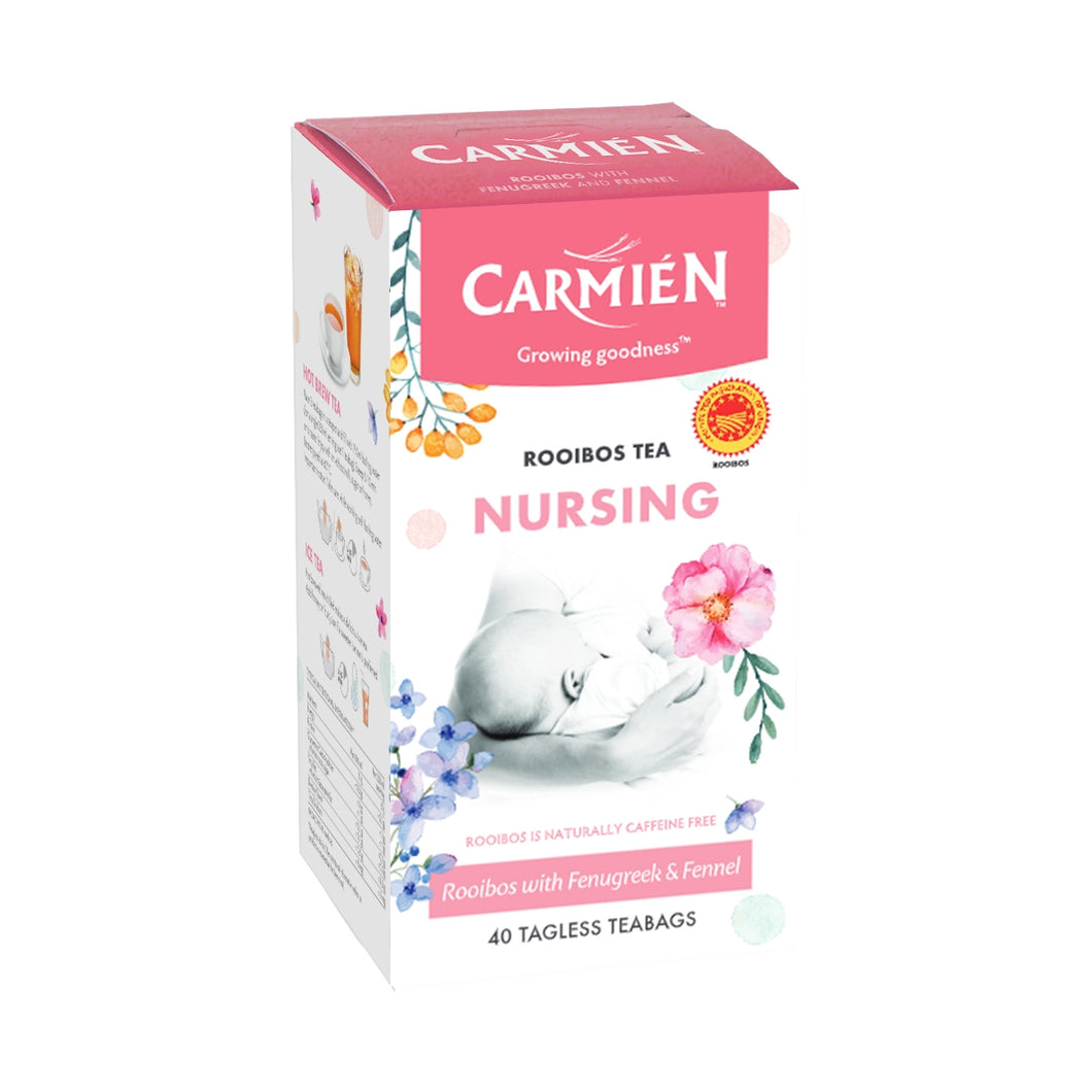 Carmién Nursing with Fenugreek & Fennel Rooibos Tea (40 Teabags)