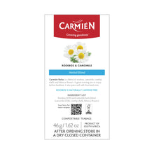 Load image into Gallery viewer, Carmién Wellness Range Relax Rooibos Tea (20 Teabags)

