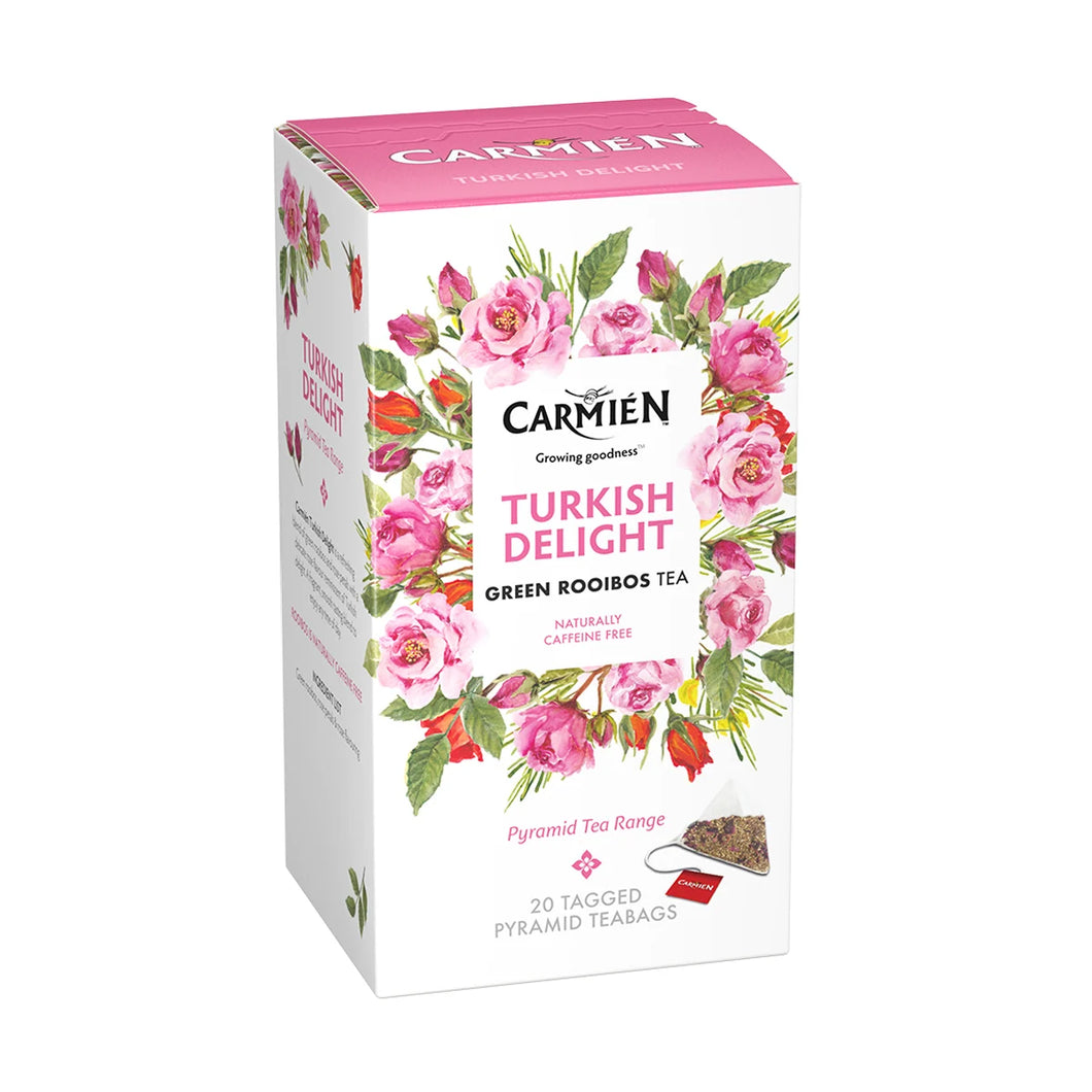 Carmién Turkish Delight Rooibos Tea (20 Pyramid Teabags)